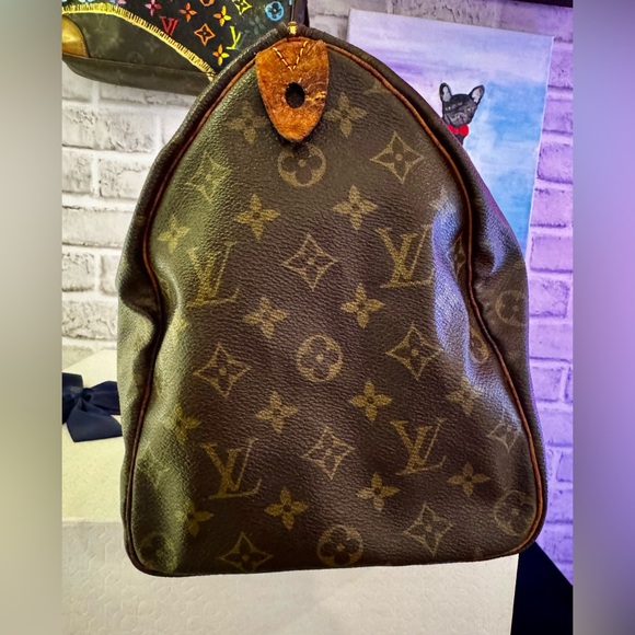 ❤️Louis Vuitton 35 Monogram Speedy Hand Boston Bag Old Model #2 - Picture 6 of 12